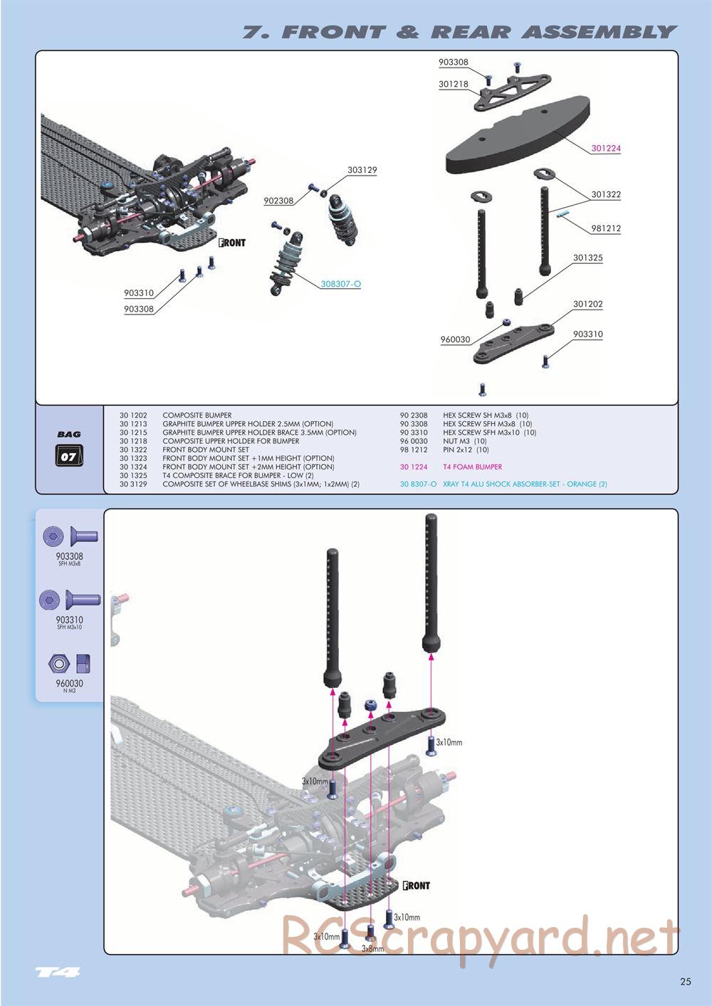 Xray - T4 2014 Specs (T4'14) - Manual - Page 25