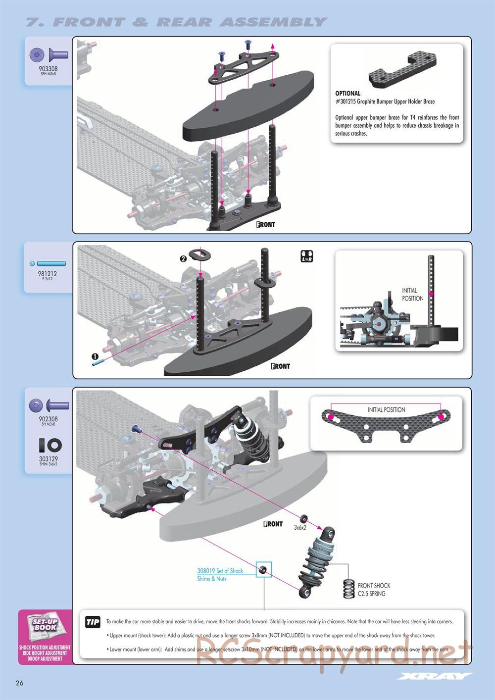 Xray - T4 2014 Specs (T4'14) - Manual - Page 26