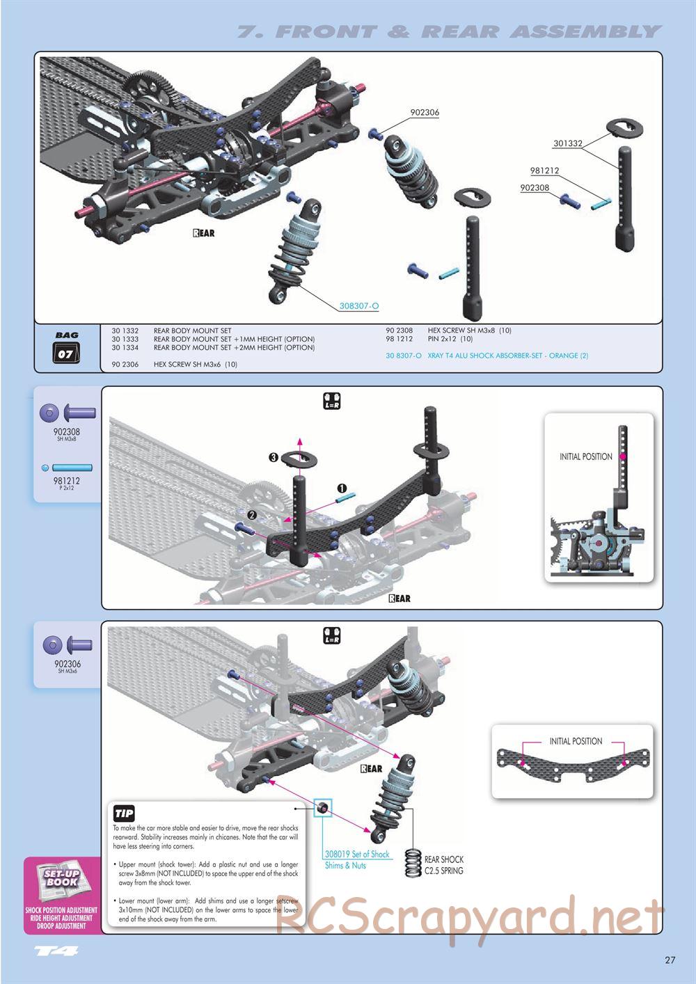 Xray - T4 2014 Specs (T4'14) - Manual - Page 27