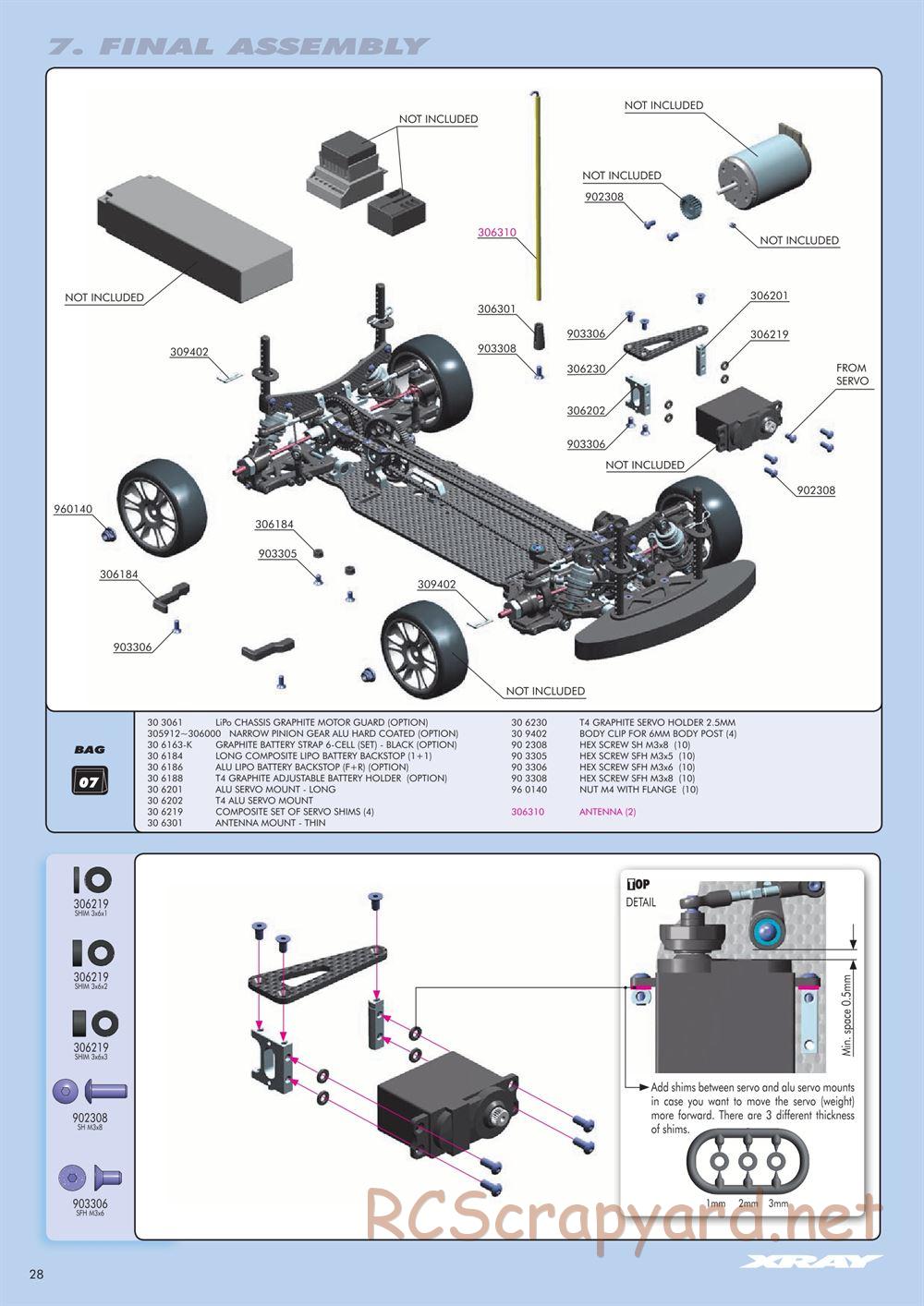 Xray - T4 2014 Specs (T4'14) - Manual - Page 28
