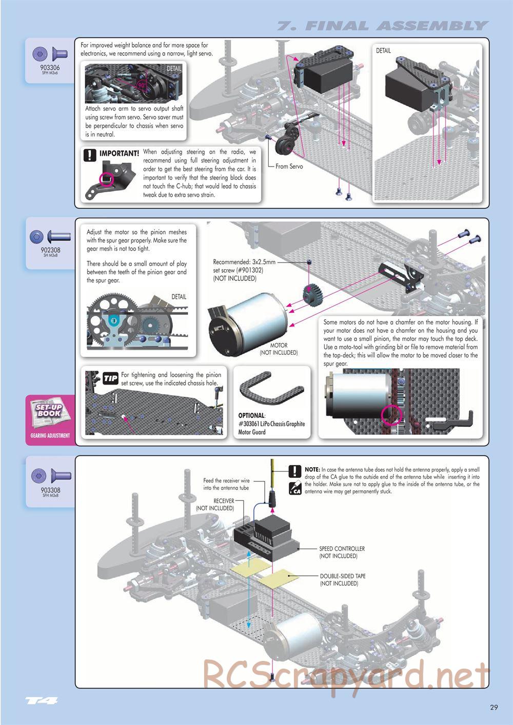 Xray - T4 2014 Specs (T4'14) - Manual - Page 29
