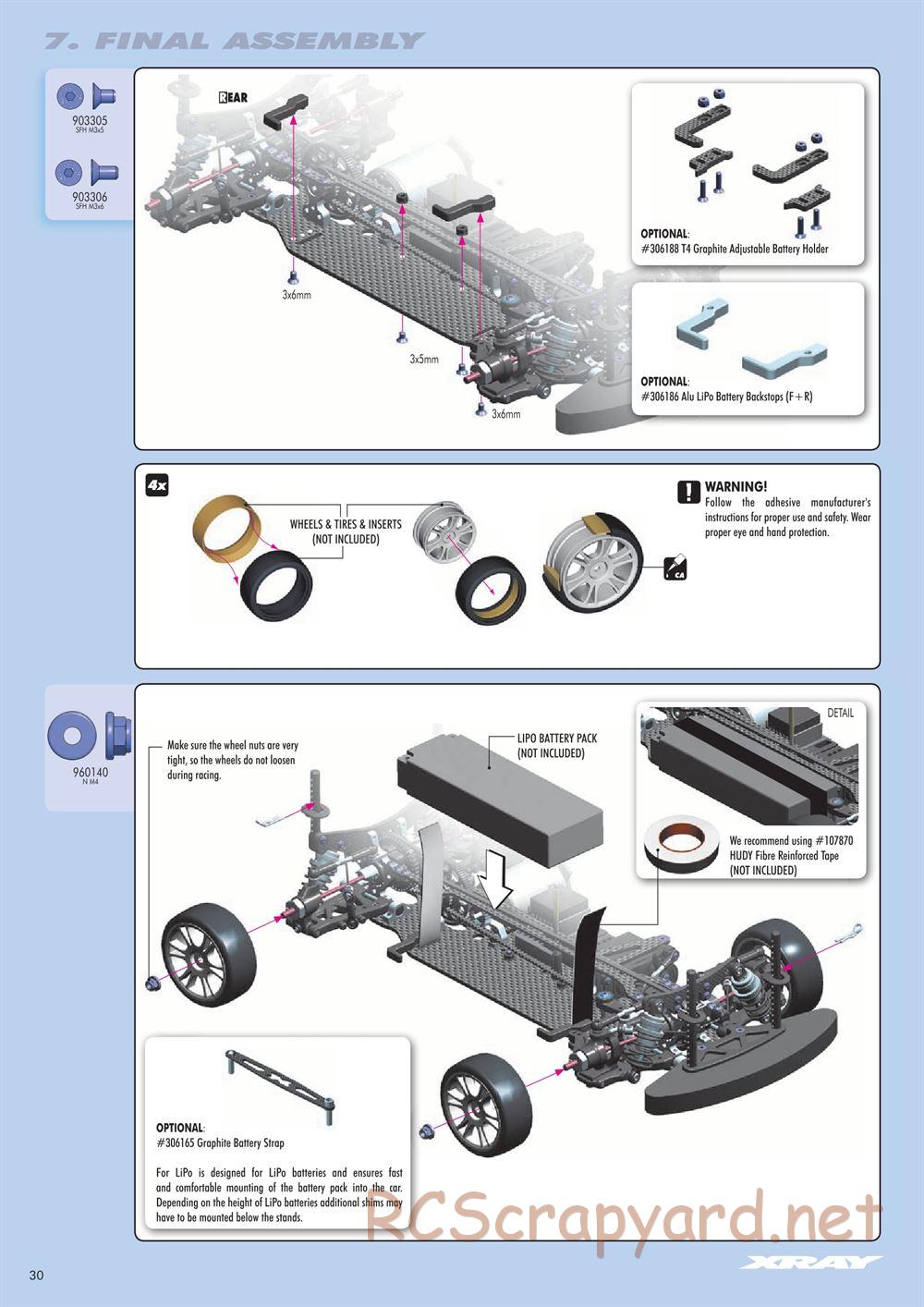 Xray - T4 2014 Specs (T4'14) - Manual - Page 30