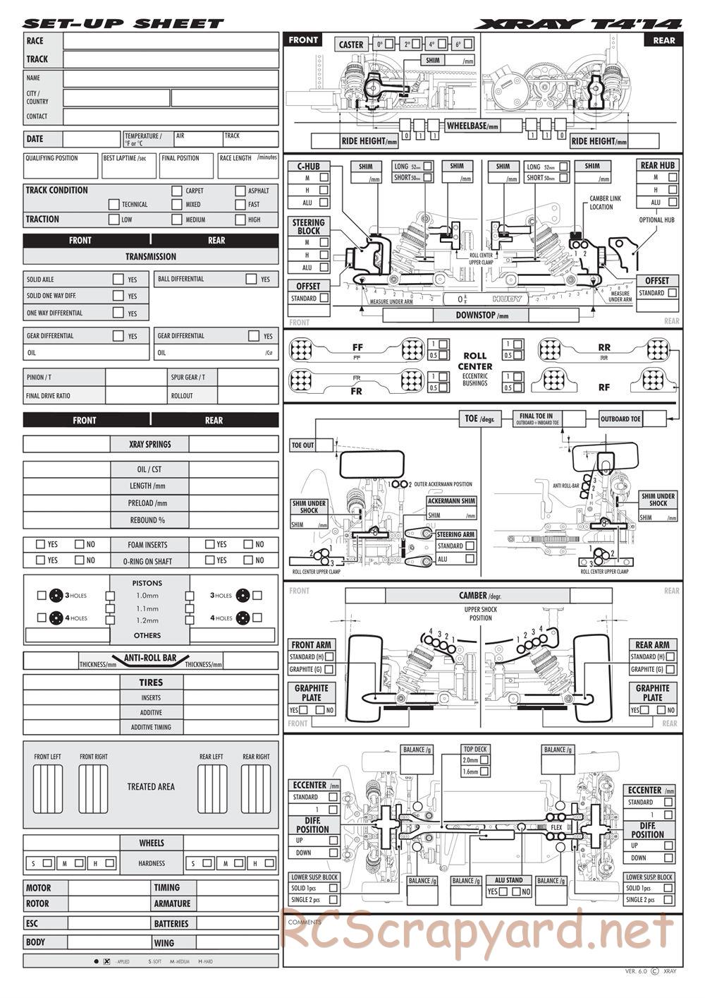 Xray - T4 2014 Specs (T4'14) - Manual - Page 31