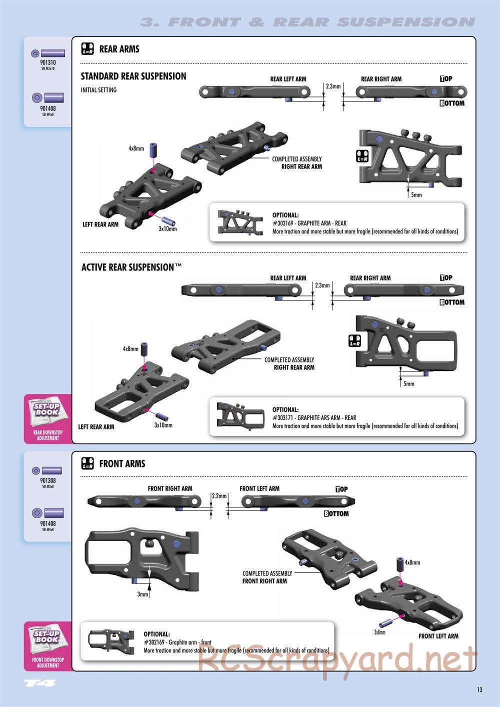 Xray - T4 2015 Specs (T4'15) - Manual - Page 13