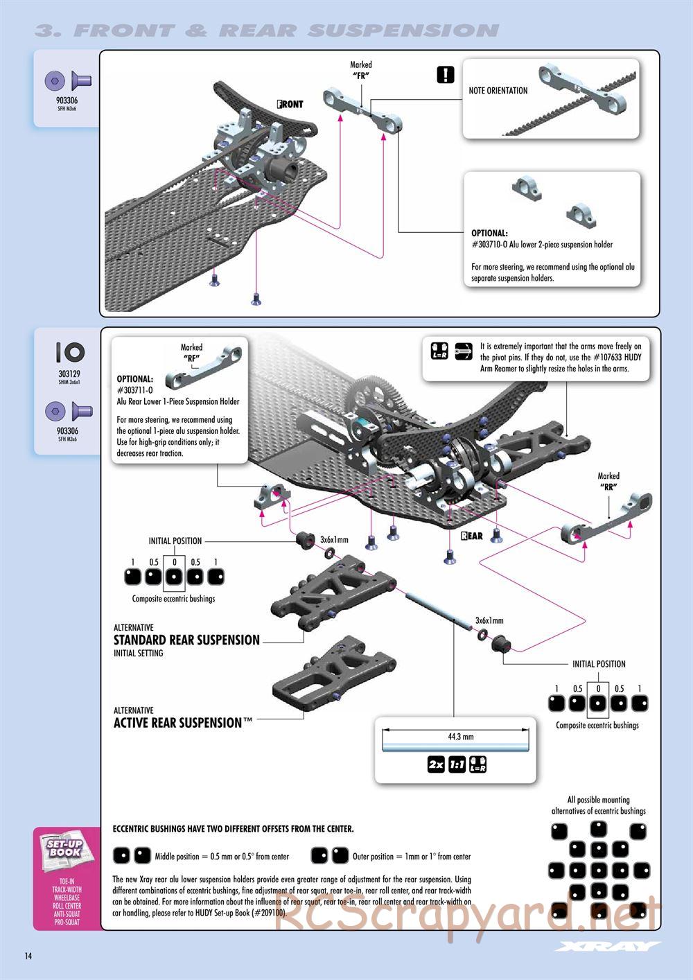 Xray - T4 2015 Specs (T4'15) - Manual - Page 14
