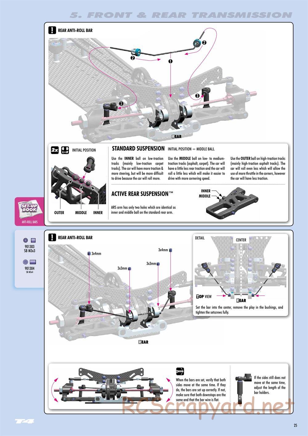 Xray - T4 2015 Specs (T4'15) - Manual - Page 25