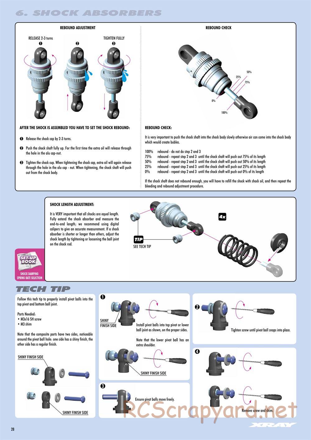 Xray - T4 2015 Specs (T4'15) - Manual - Page 28