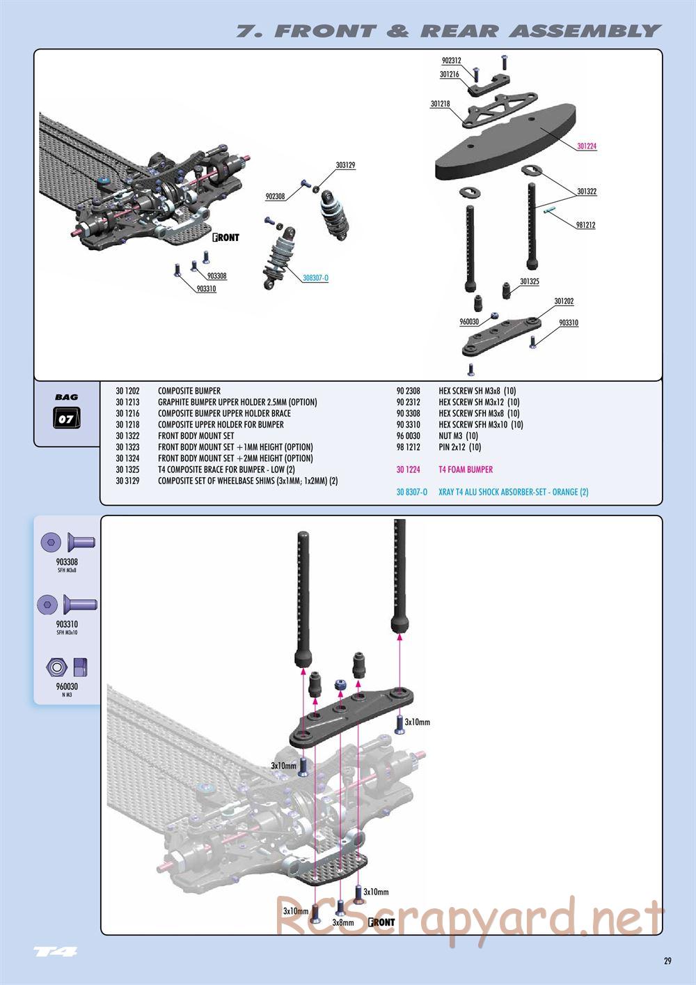 Xray - T4 2015 Specs (T4'15) - Manual - Page 29