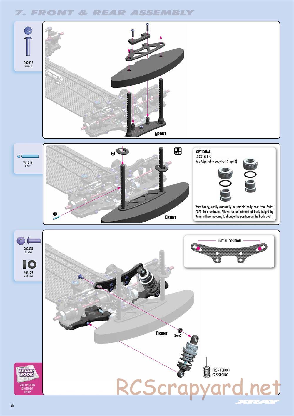 Xray - T4 2015 Specs (T4'15) - Manual - Page 30