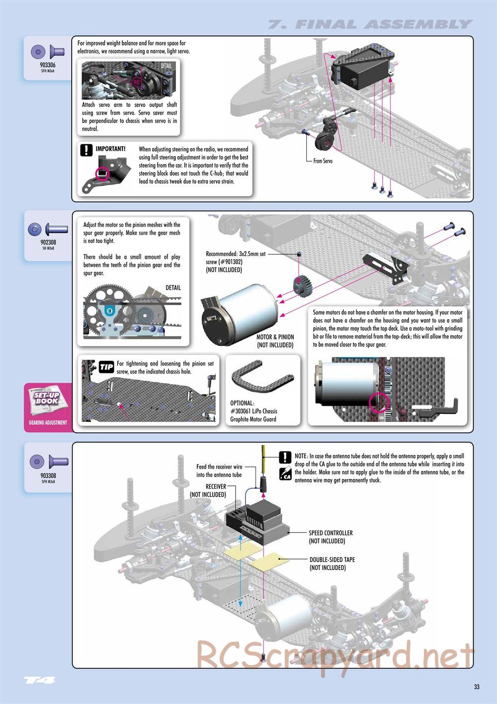 Xray - T4 2015 Specs (T4'15) - Manual - Page 33