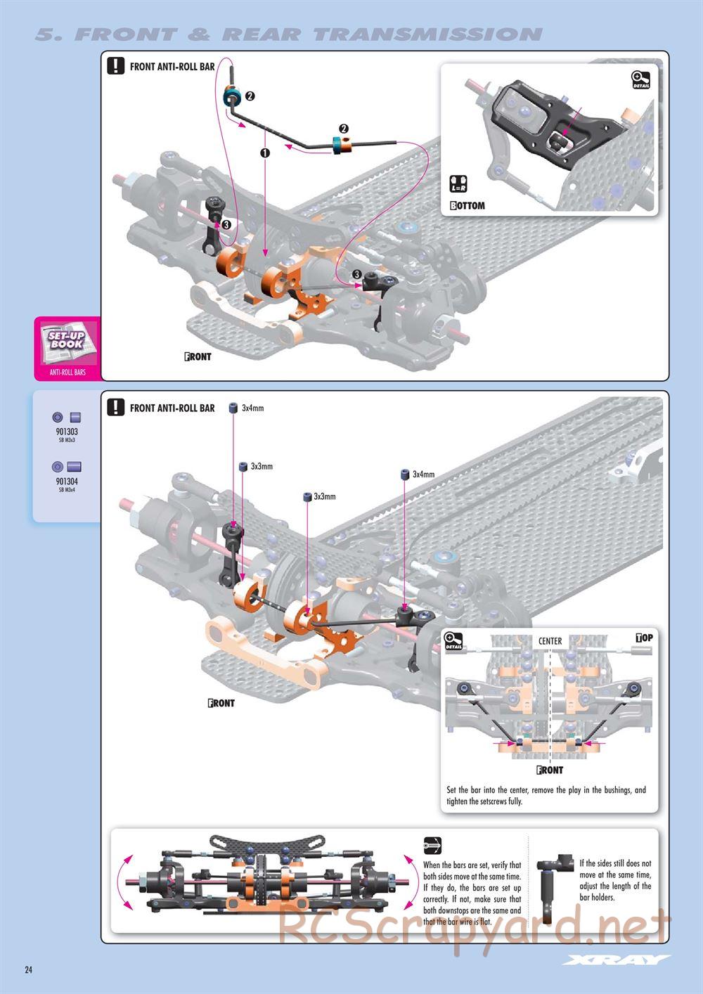Xray - T4 2016 Specs (T4'16) - Manual - Page 24