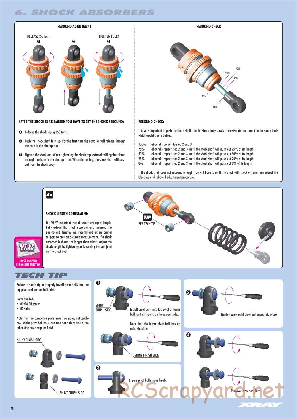 Xray - T4 2016 Specs (T4'16) - Manual - Page 28