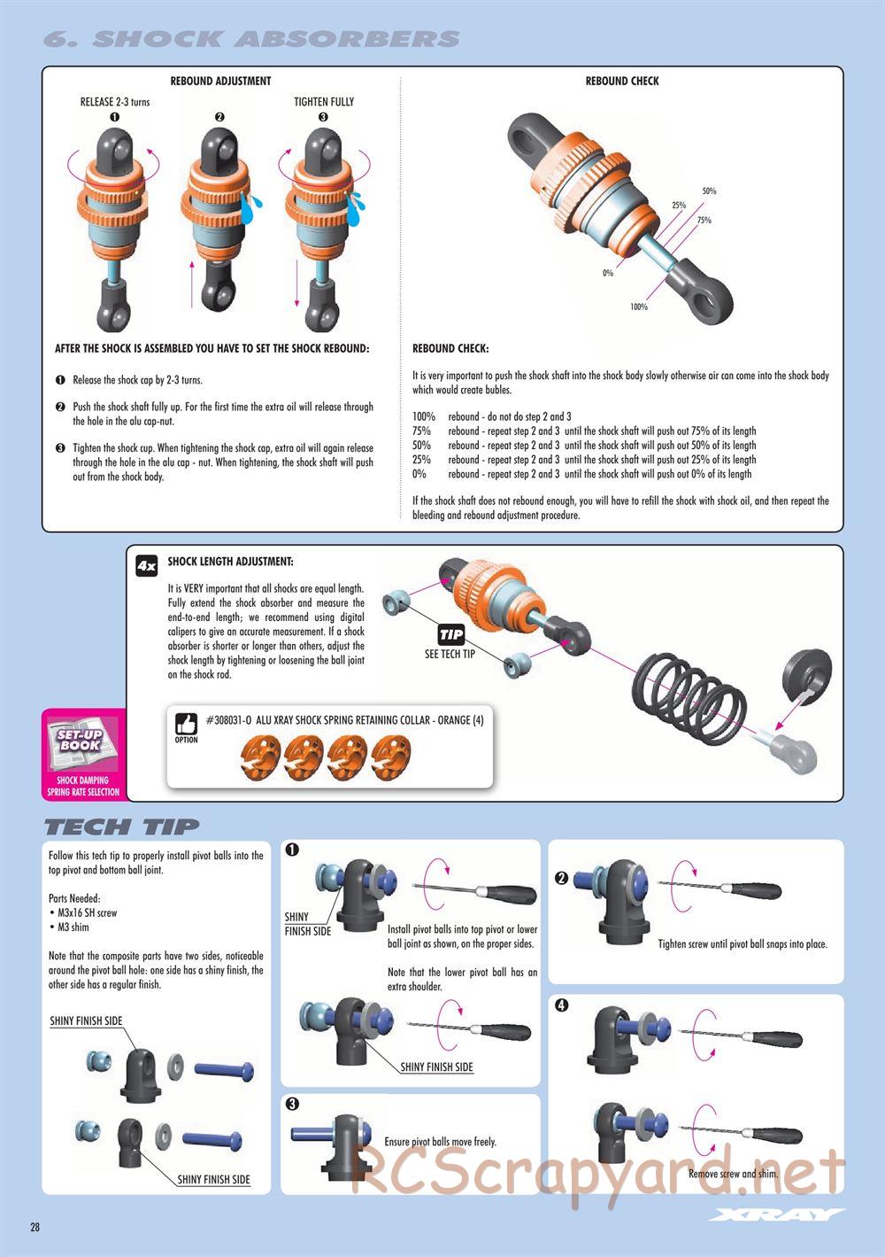 Xray - T4 2017 Specs (T4'17) - Manual - Page 28