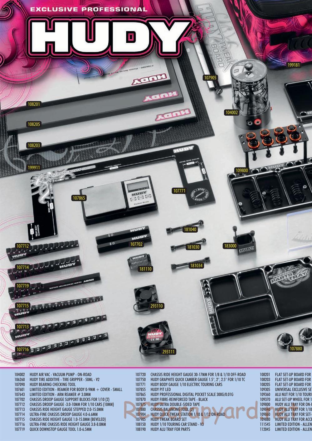 Xray - T4 2020 Specs (T4'20) Alu Edition - Manual - Page 44