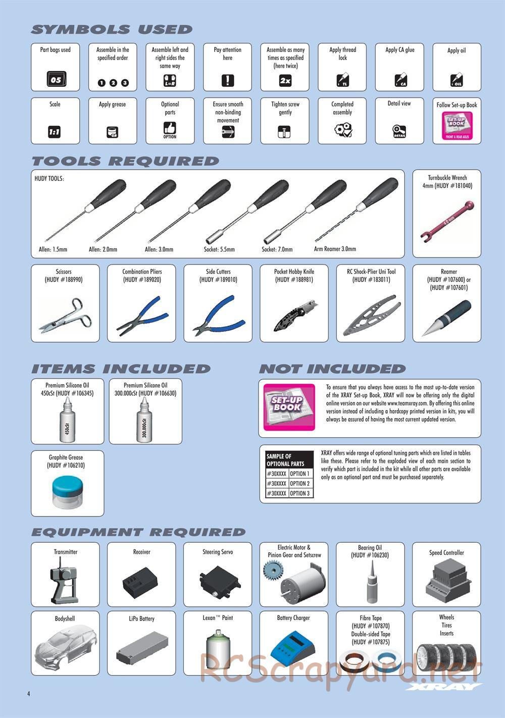 Xray - T4F 2020 (T4F'20) - Manual - Page 4