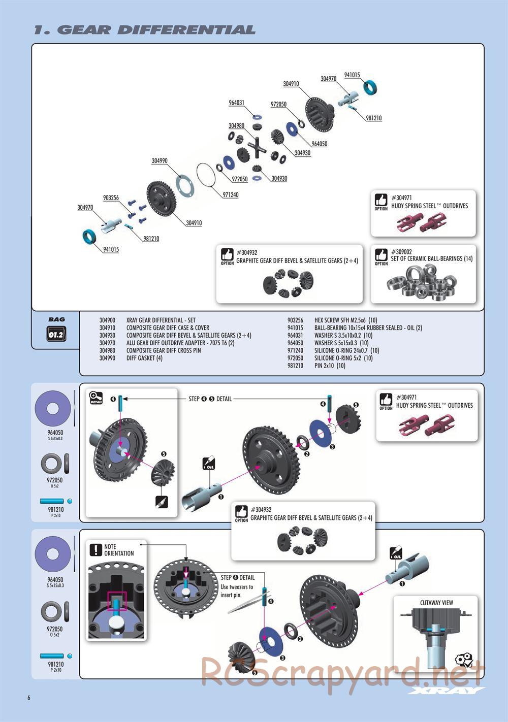 Xray - T4F 2020 (T4F'20) - Manual - Page 6