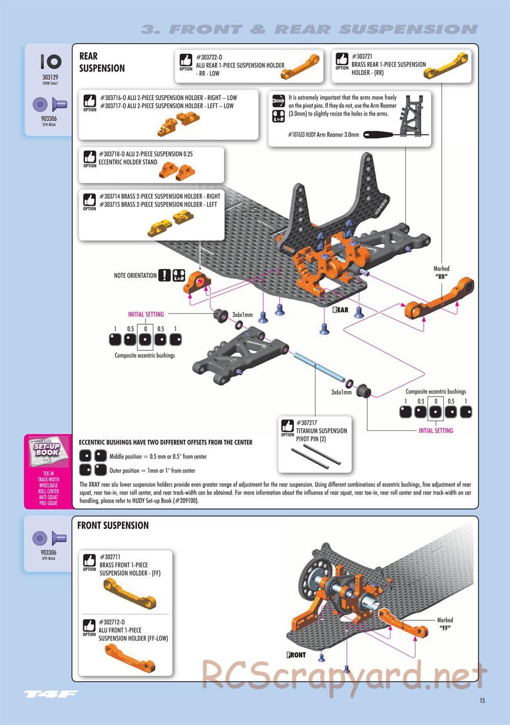 Xray - T4F 2020 (T4F'20) - Manual - Page 15