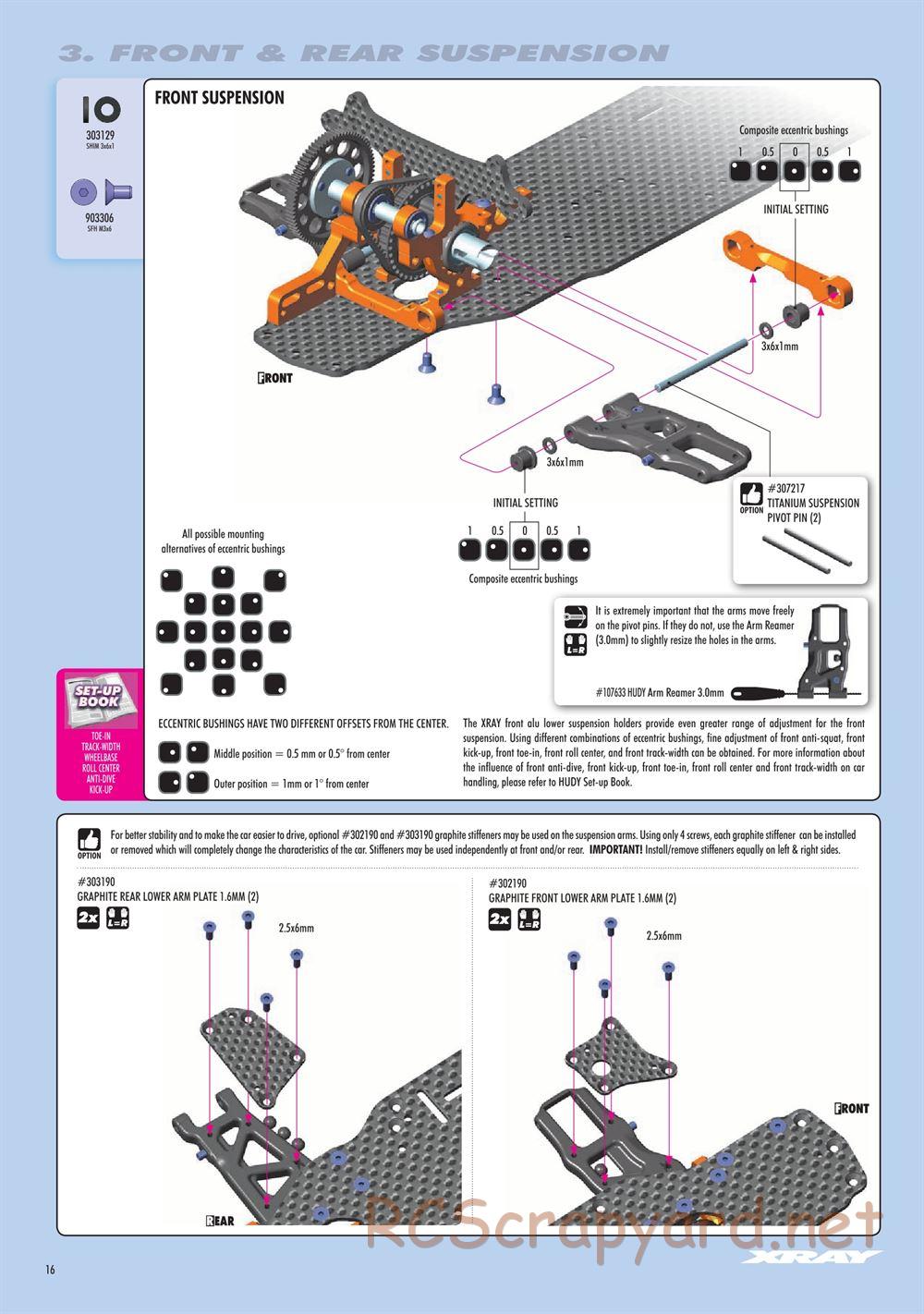 Xray - T4F 2020 (T4F'20) - Manual - Page 16