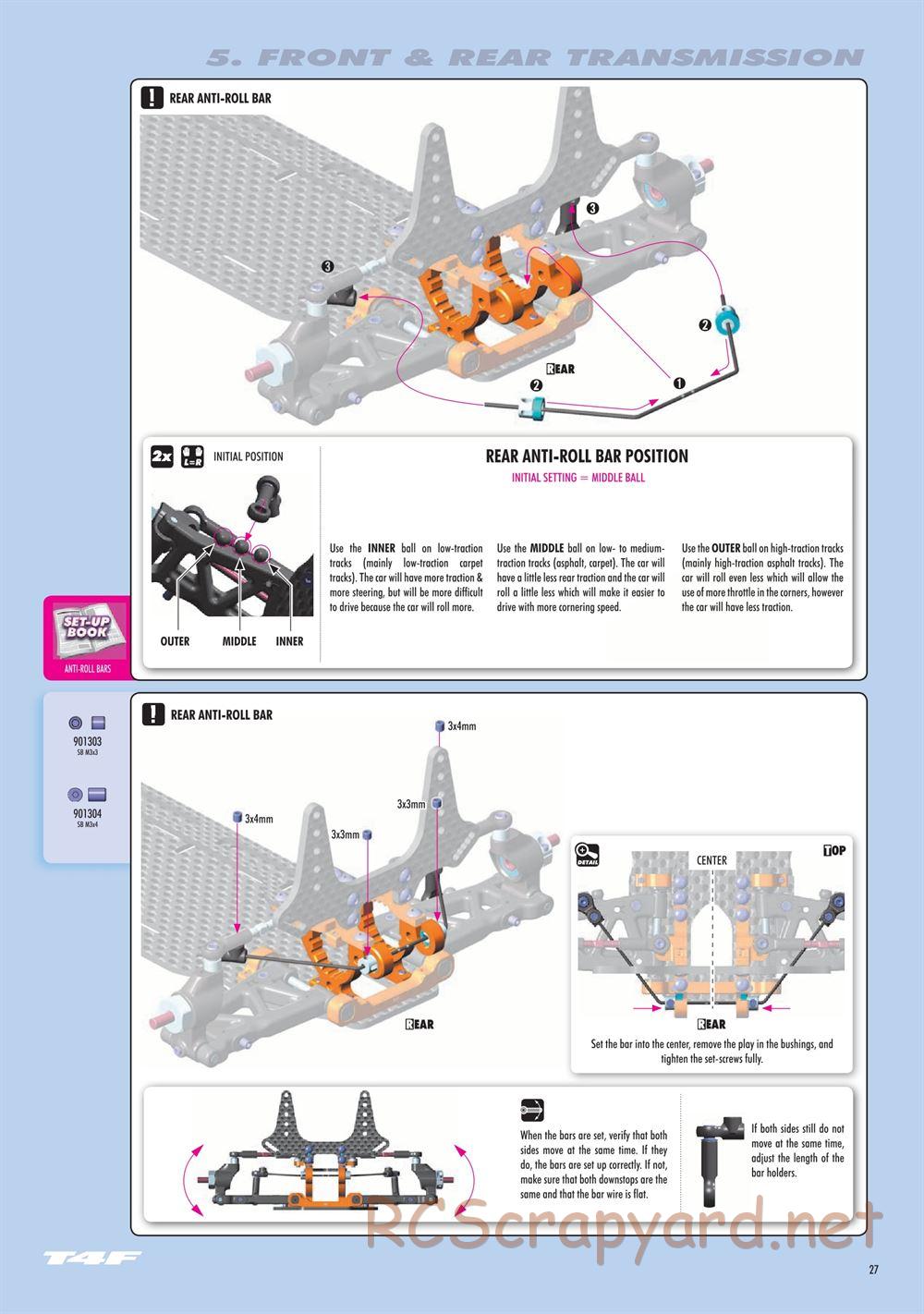 Xray - T4F 2020 (T4F'20) - Manual - Page 27