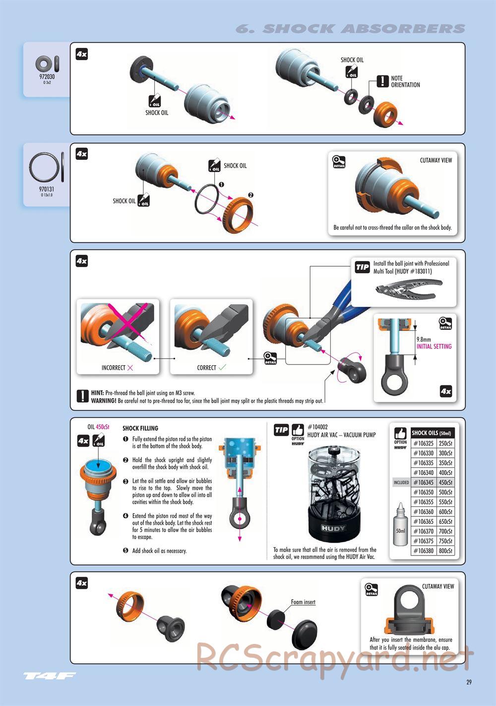 Xray - T4F 2020 (T4F'20) - Manual - Page 29