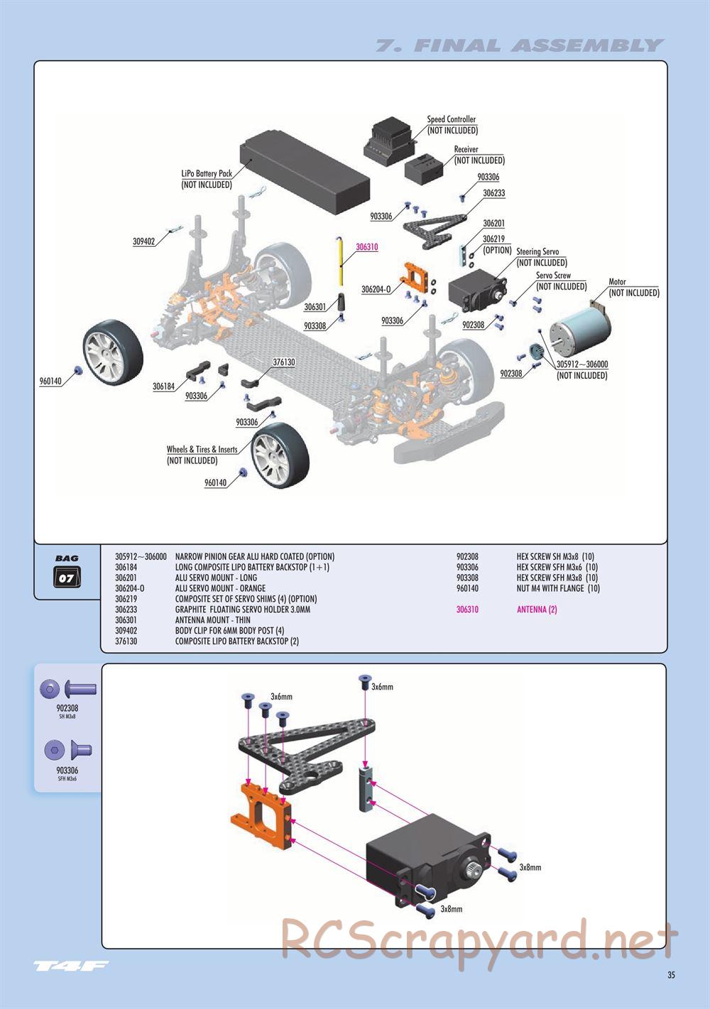 Xray - T4F 2020 (T4F'20) - Manual - Page 35