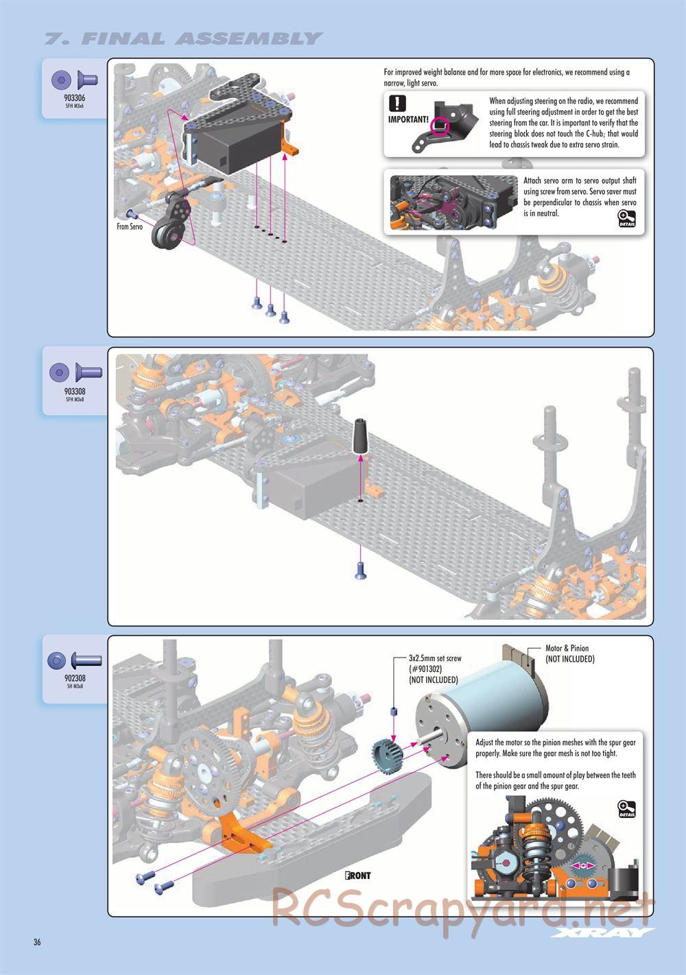 Xray - T4F 2020 (T4F'20) - Manual - Page 36