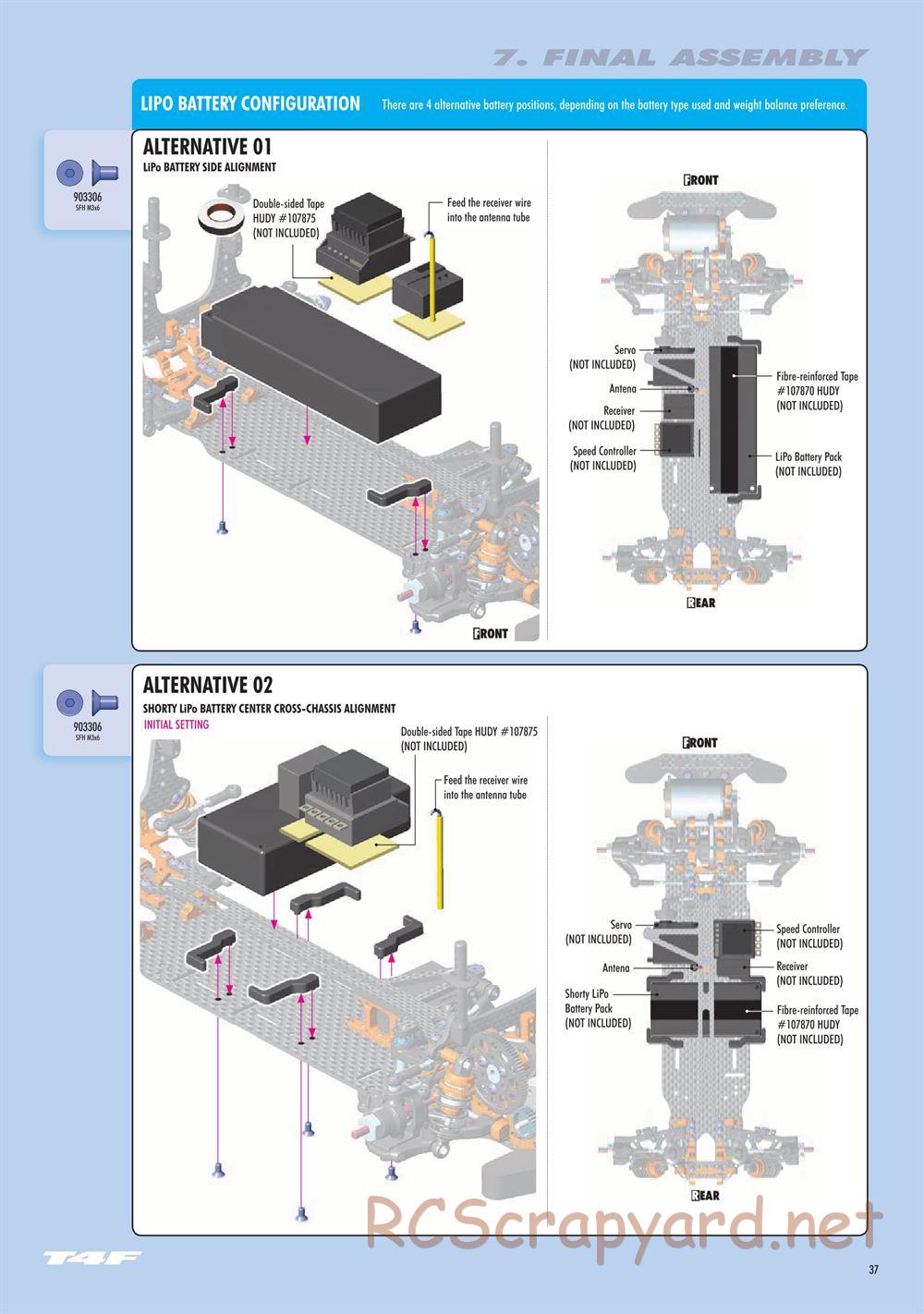 Xray - T4F 2020 (T4F'20) - Manual - Page 37