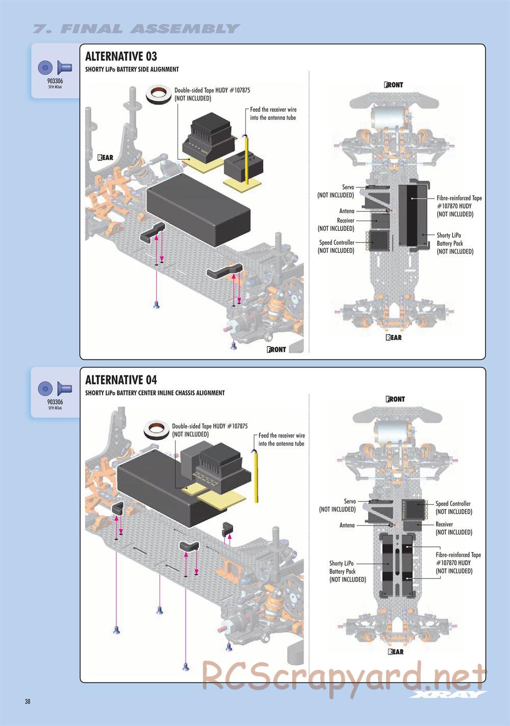 Xray - T4F 2020 (T4F'20) - Manual - Page 38