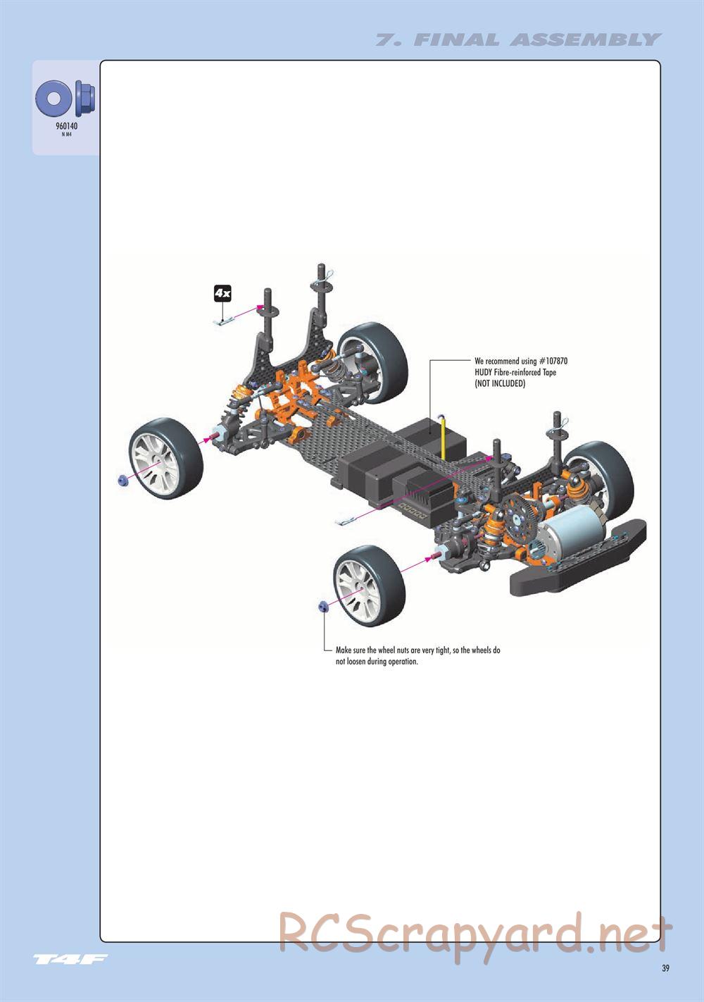 Xray - T4F 2020 (T4F'20) - Manual - Page 39
