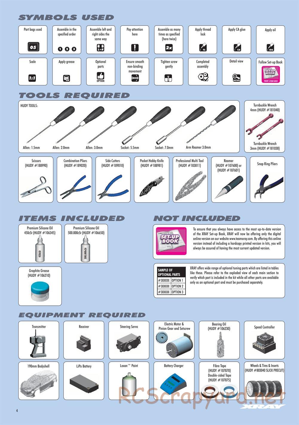 Xray - T4F 2021 (T4F'21) - Manual - Page 4
