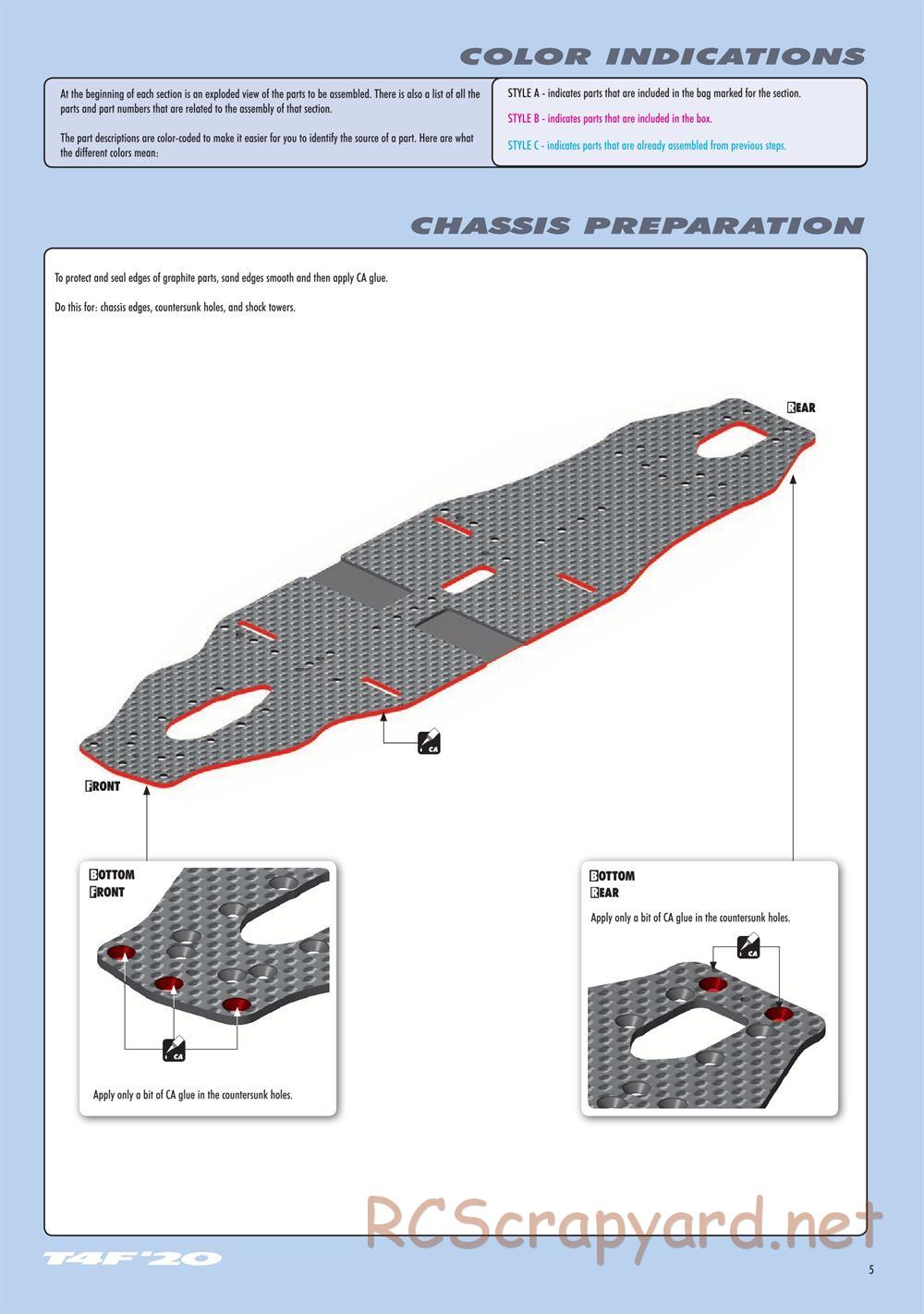 Xray - T4F 2021 (T4F'21) - Manual - Page 5