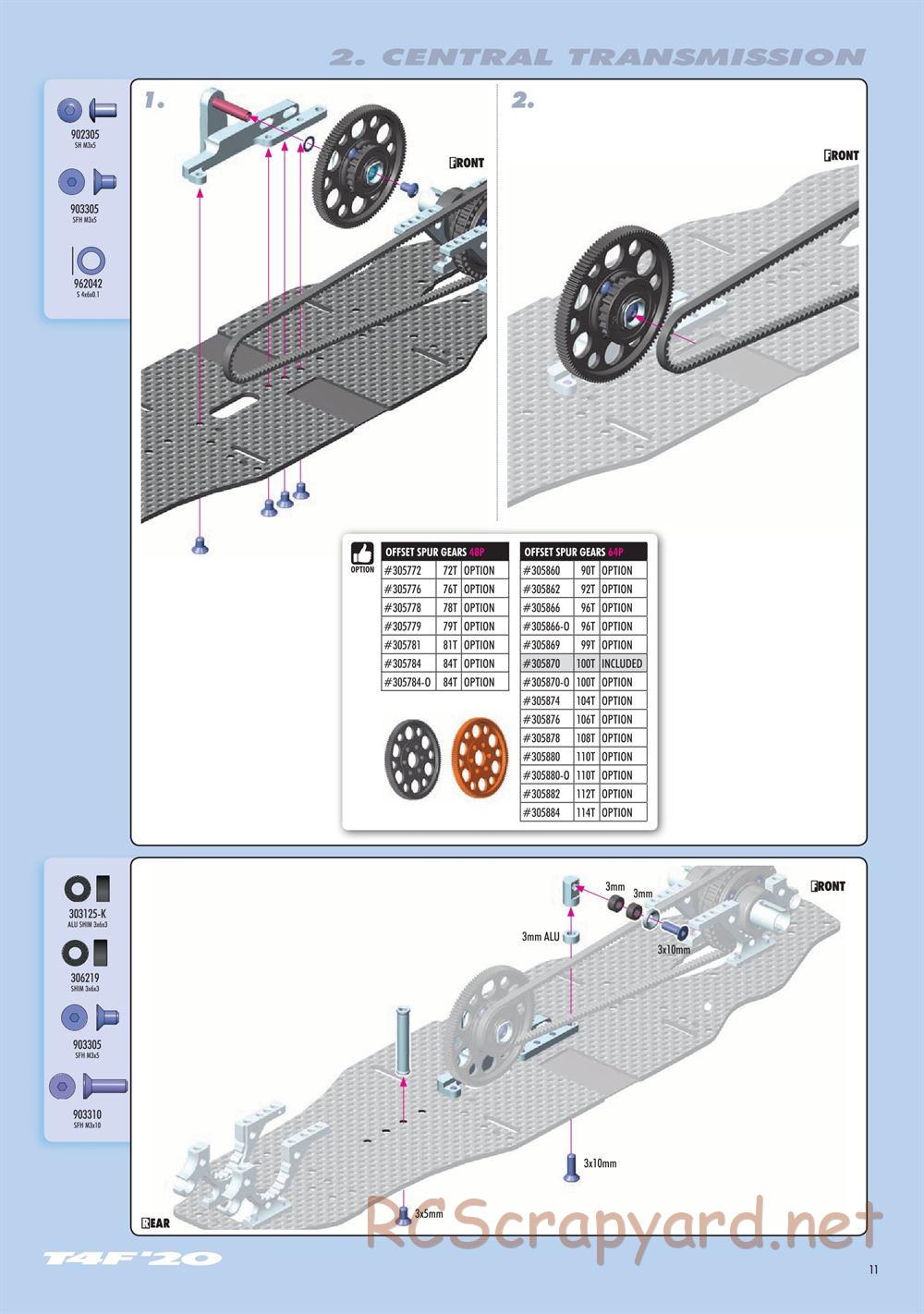 Xray - T4F 2021 (T4F'21) - Manual - Page 11