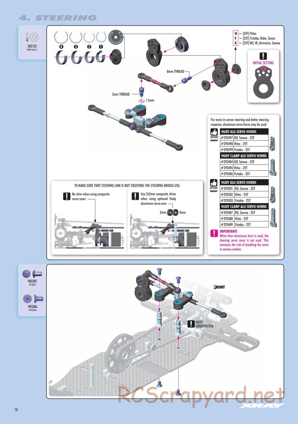 Xray - T4F 2021 (T4F'21) - Manual - Page 18