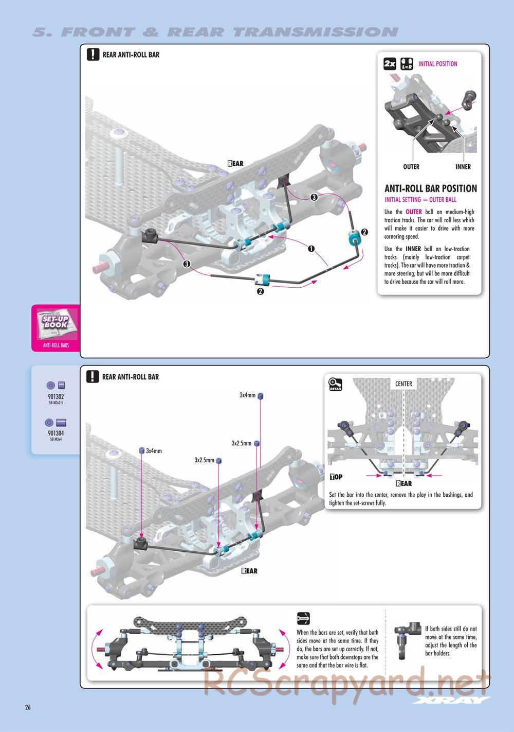 Xray - T4F 2021 (T4F'21) - Manual - Page 26