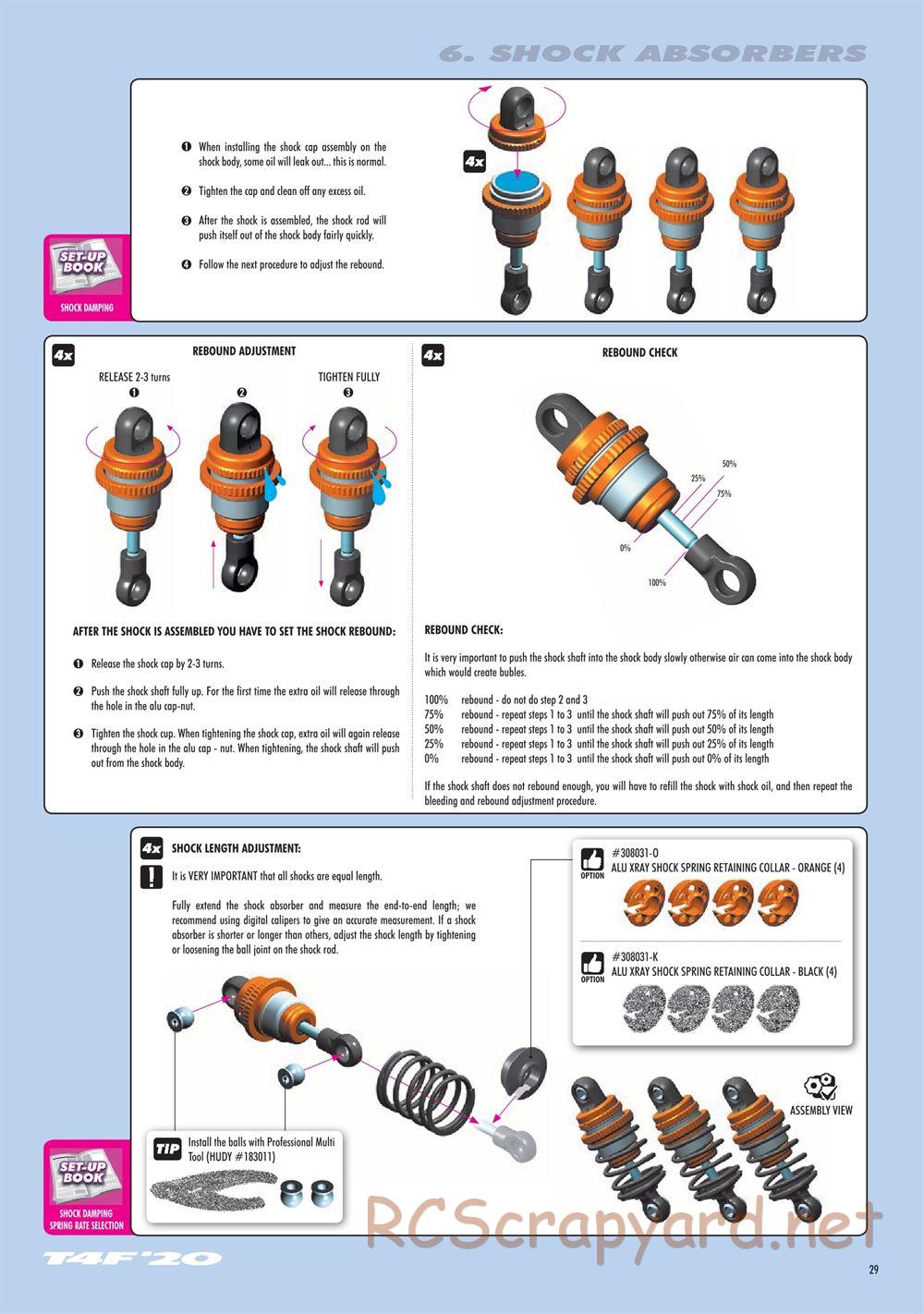 Xray - T4F 2021 (T4F'21) - Manual - Page 29