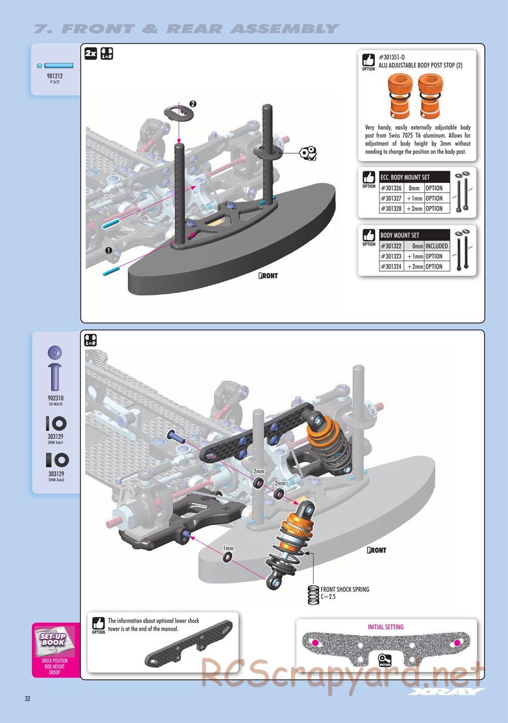Xray - T4F 2021 (T4F'21) - Manual - Page 32