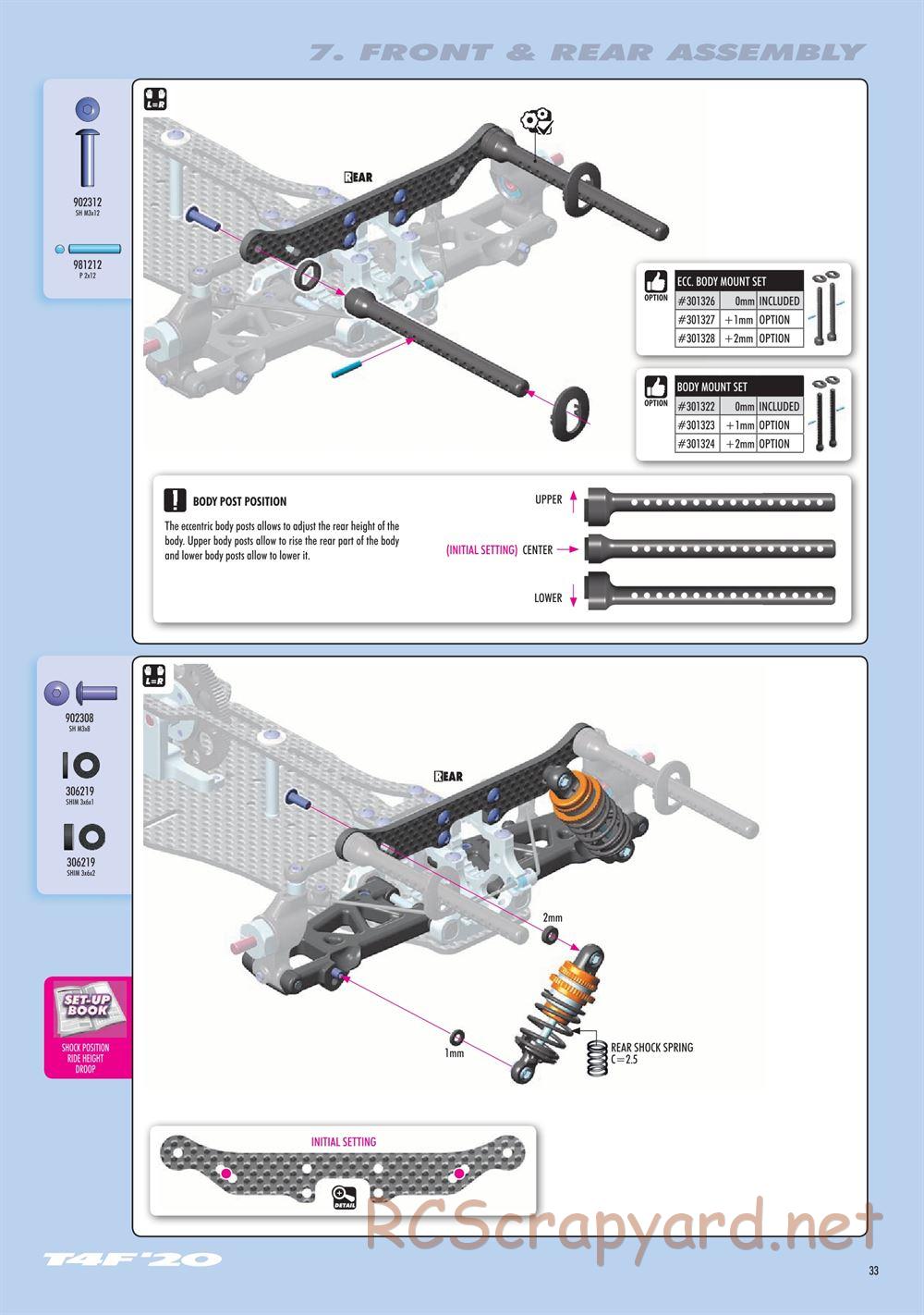 Xray - T4F 2021 (T4F'21) - Manual - Page 33