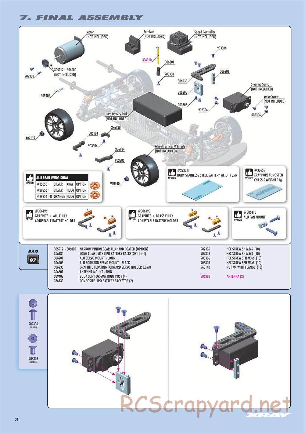 Xray - T4F 2021 (T4F'21) - Manual - Page 34