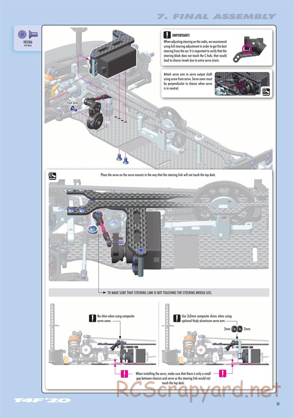 Xray - T4F 2021 (T4F'21) - Manual - Page 35
