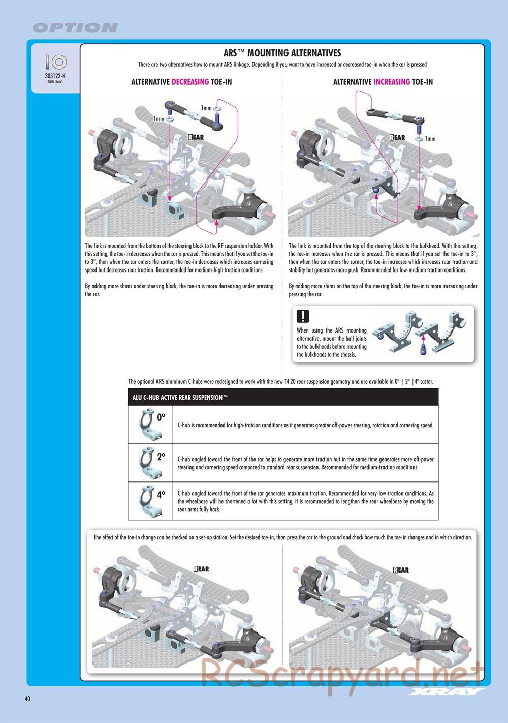 Xray - T4F 2021 (T4F'21) - Manual - Page 40