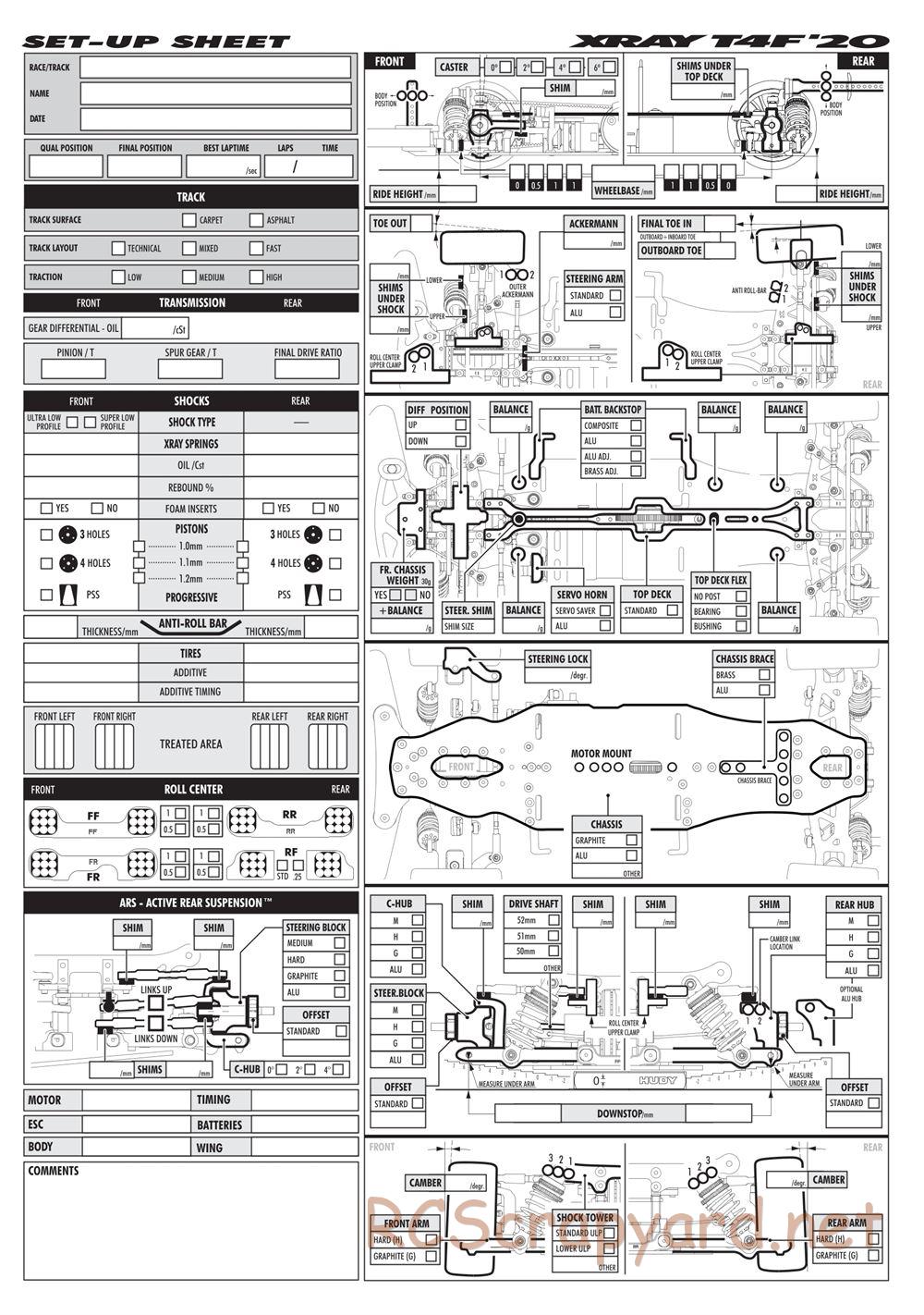Xray - T4F 2021 (T4F'21) - Manual - Page 43