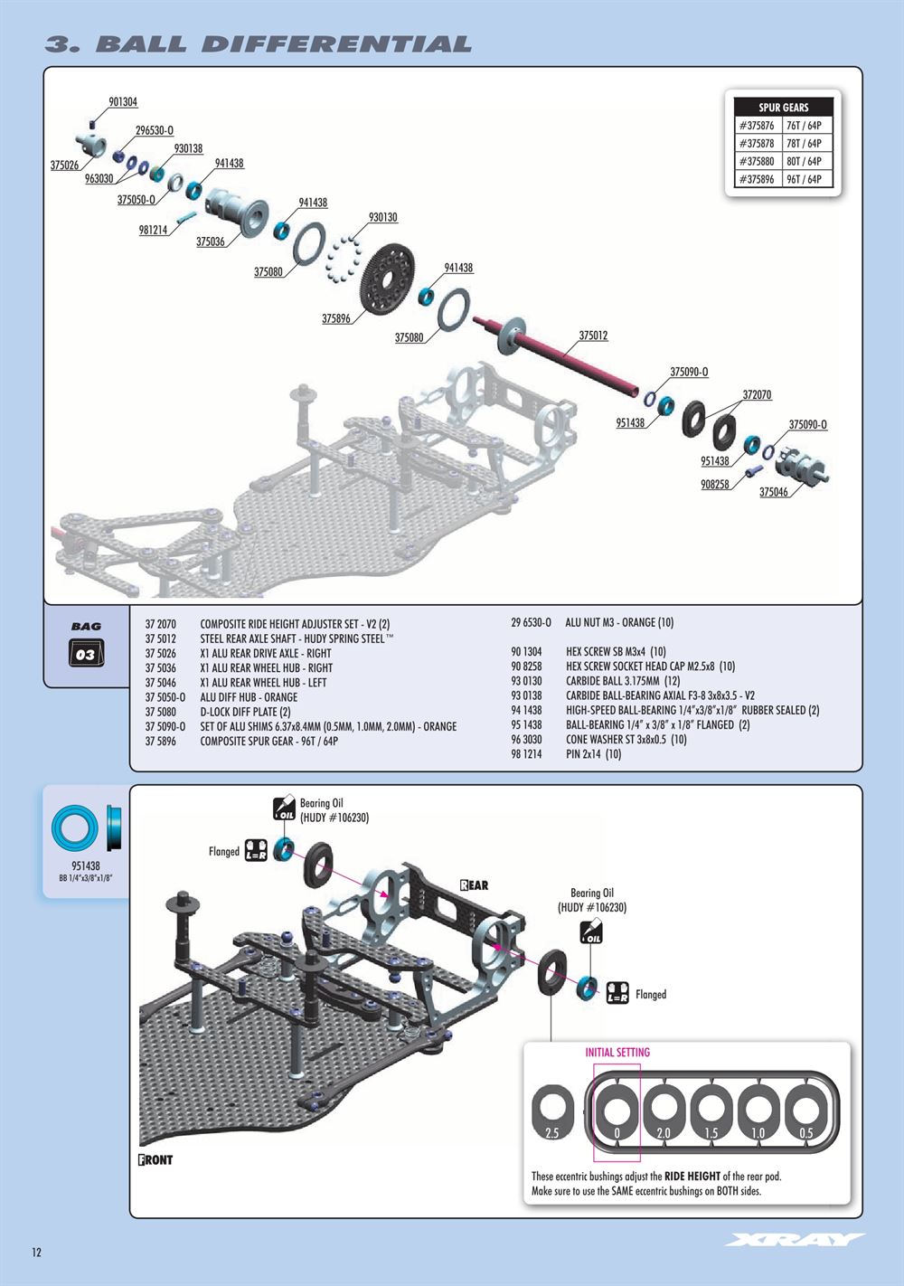 Xray - X1 2015 (X1'15) - Manual - Page 12