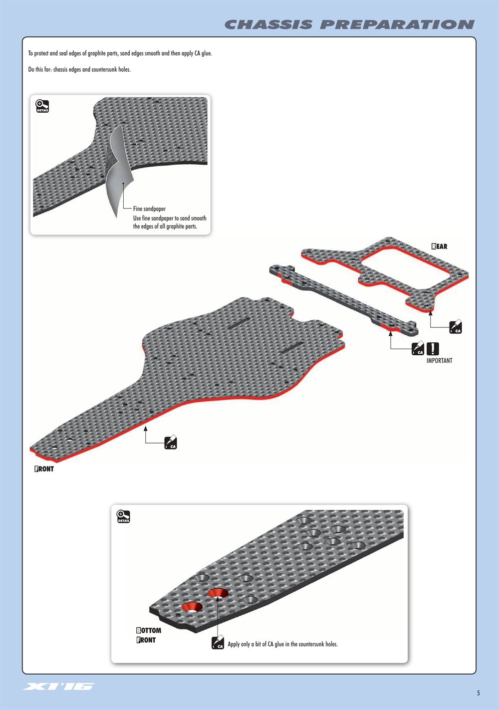 Xray - X1 2016 (X1'16) - Manual - Page 5