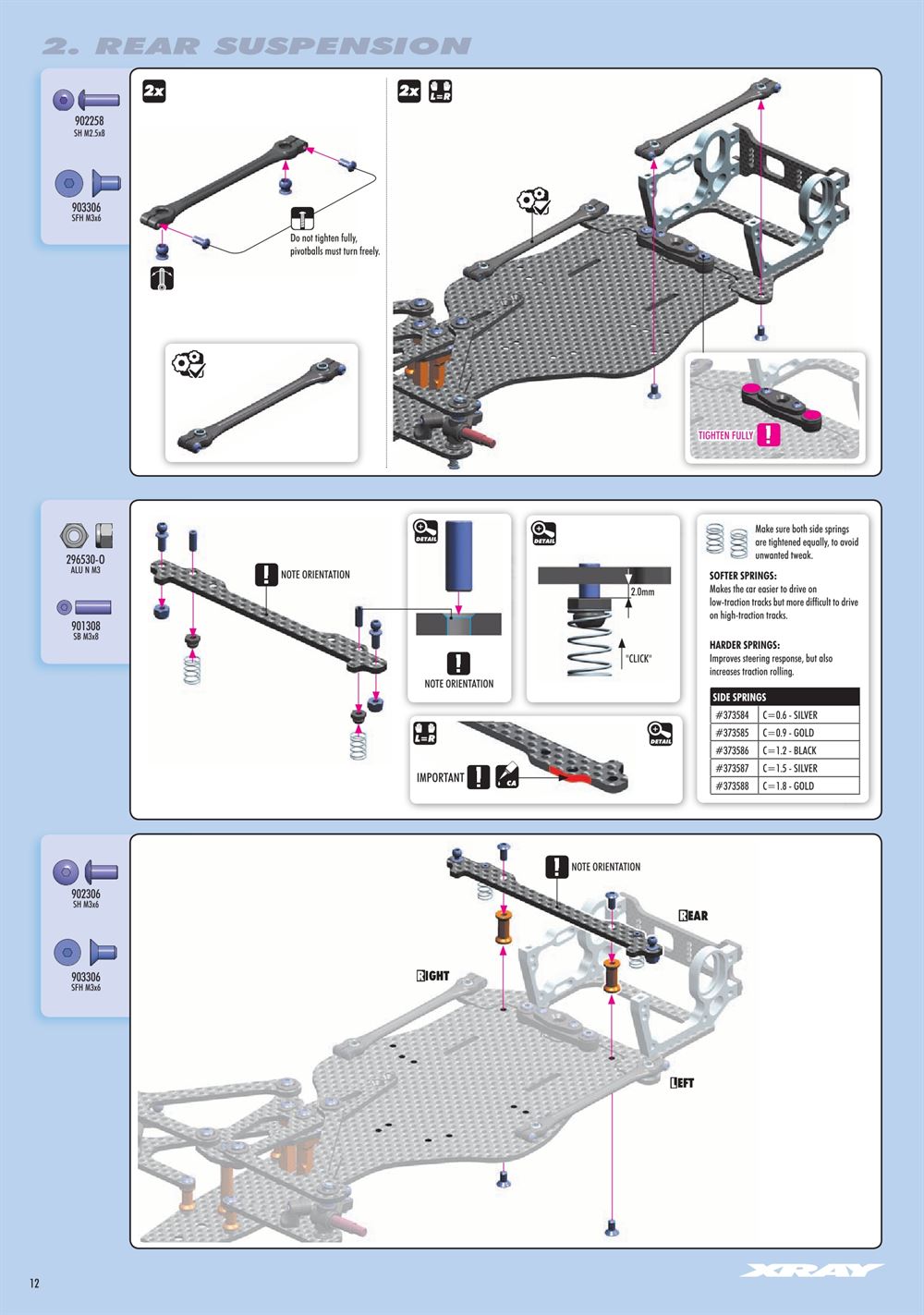 Xray - X1 2016 (X1'16) - Manual - Page 12