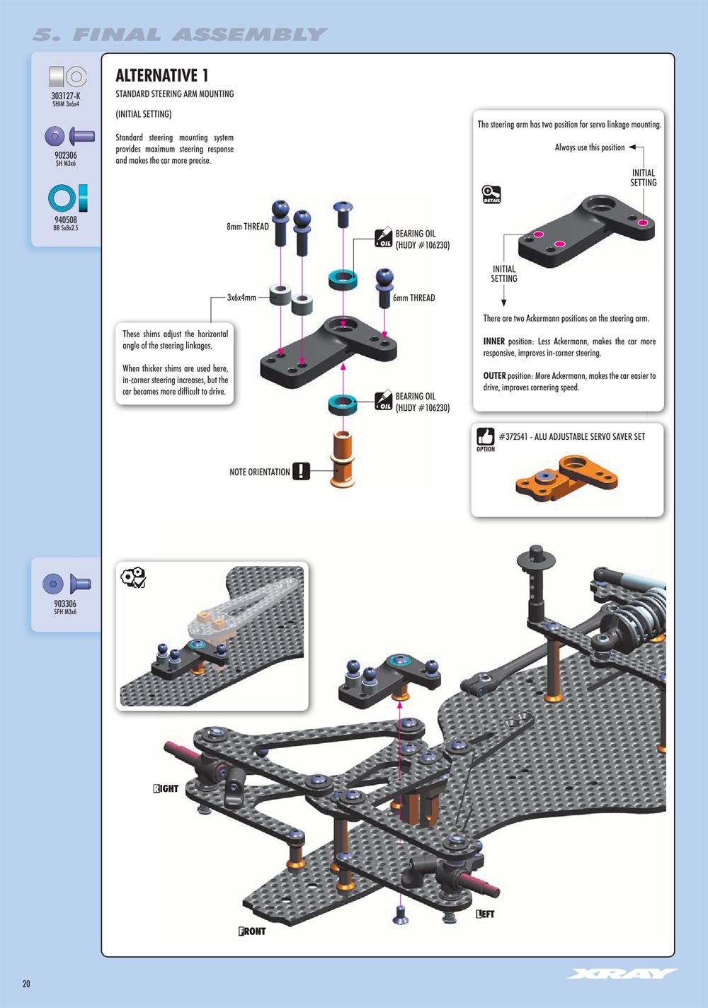 Xray - X1 2016 (X1'16) - Manual - Page 20