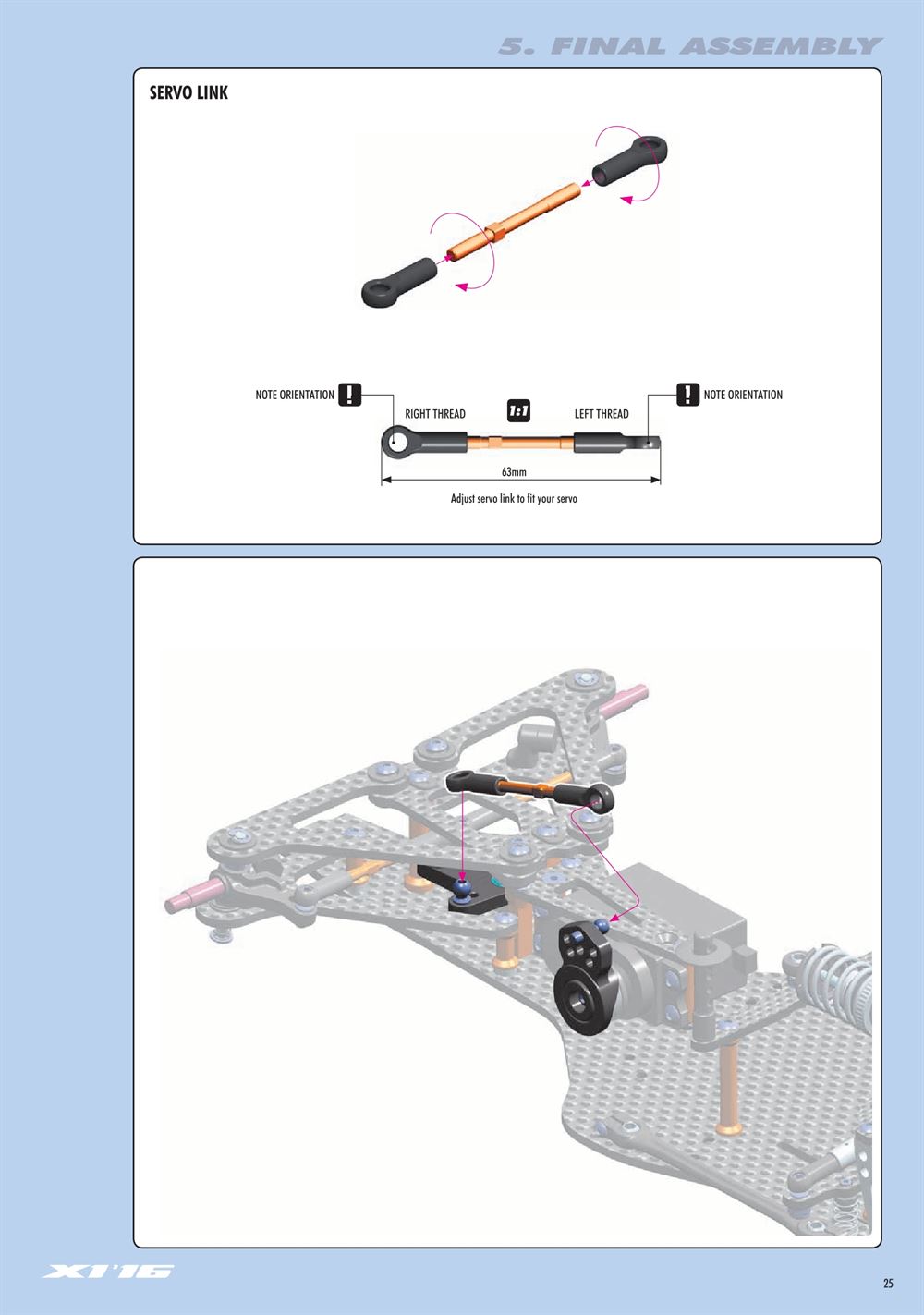 Xray - X1 2016 (X1'16) - Manual - Page 25