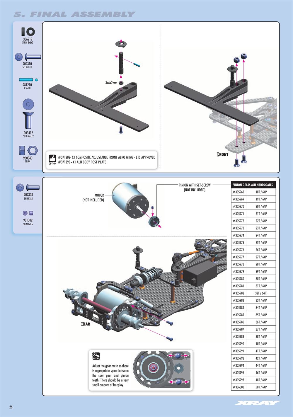 Xray - X1 2016 (X1'16) - Manual - Page 26