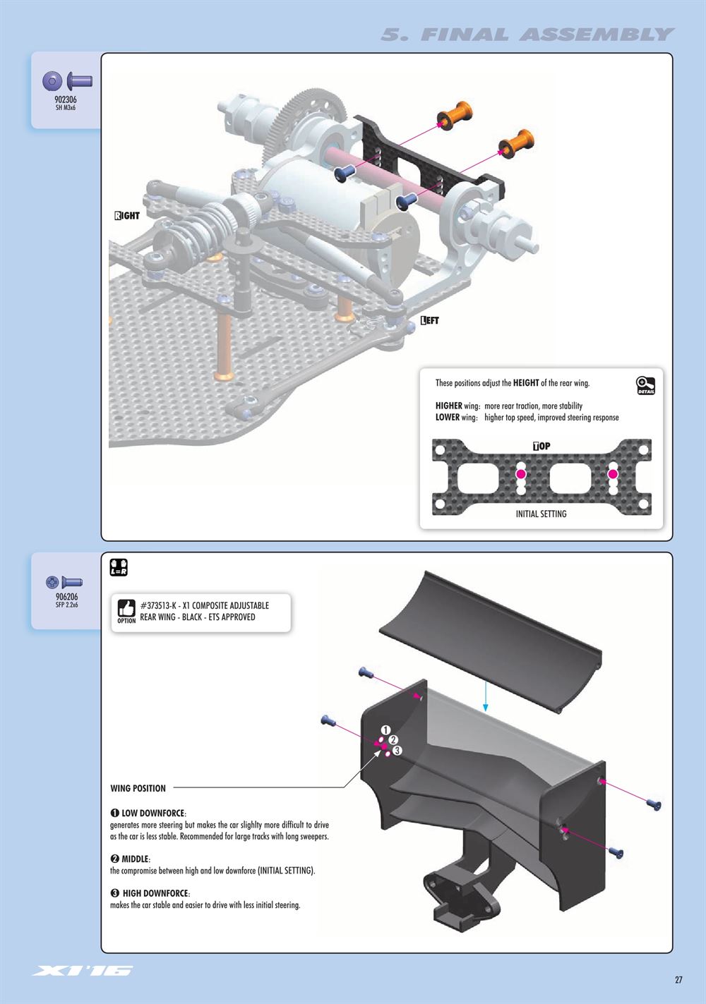 Xray - X1 2016 (X1'16) - Manual - Page 27