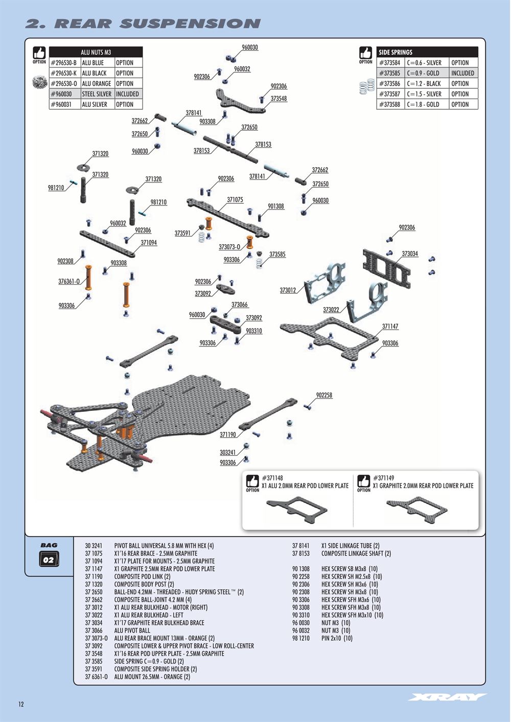 Xray - X1 2017 (X1'17) - Manual - Page 12