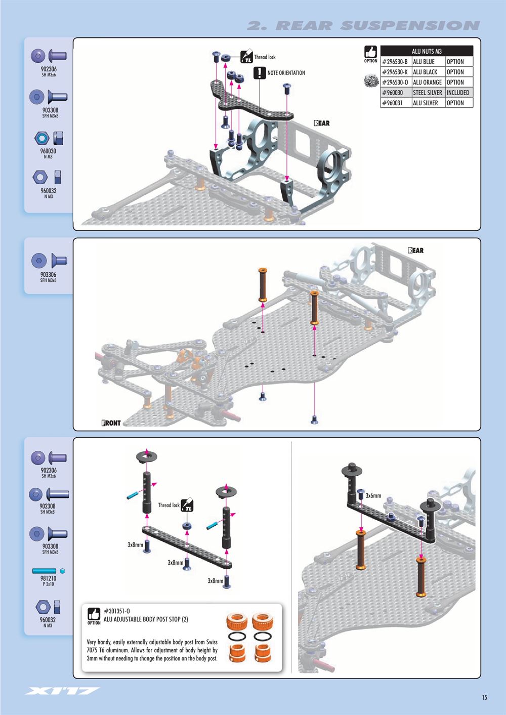 Xray - X1 2017 (X1'17) - Manual - Page 15